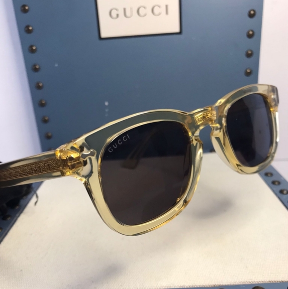 New 💯 Original GUCCI GG0182S 006 SUNGLASSES - Picture 5 of 13